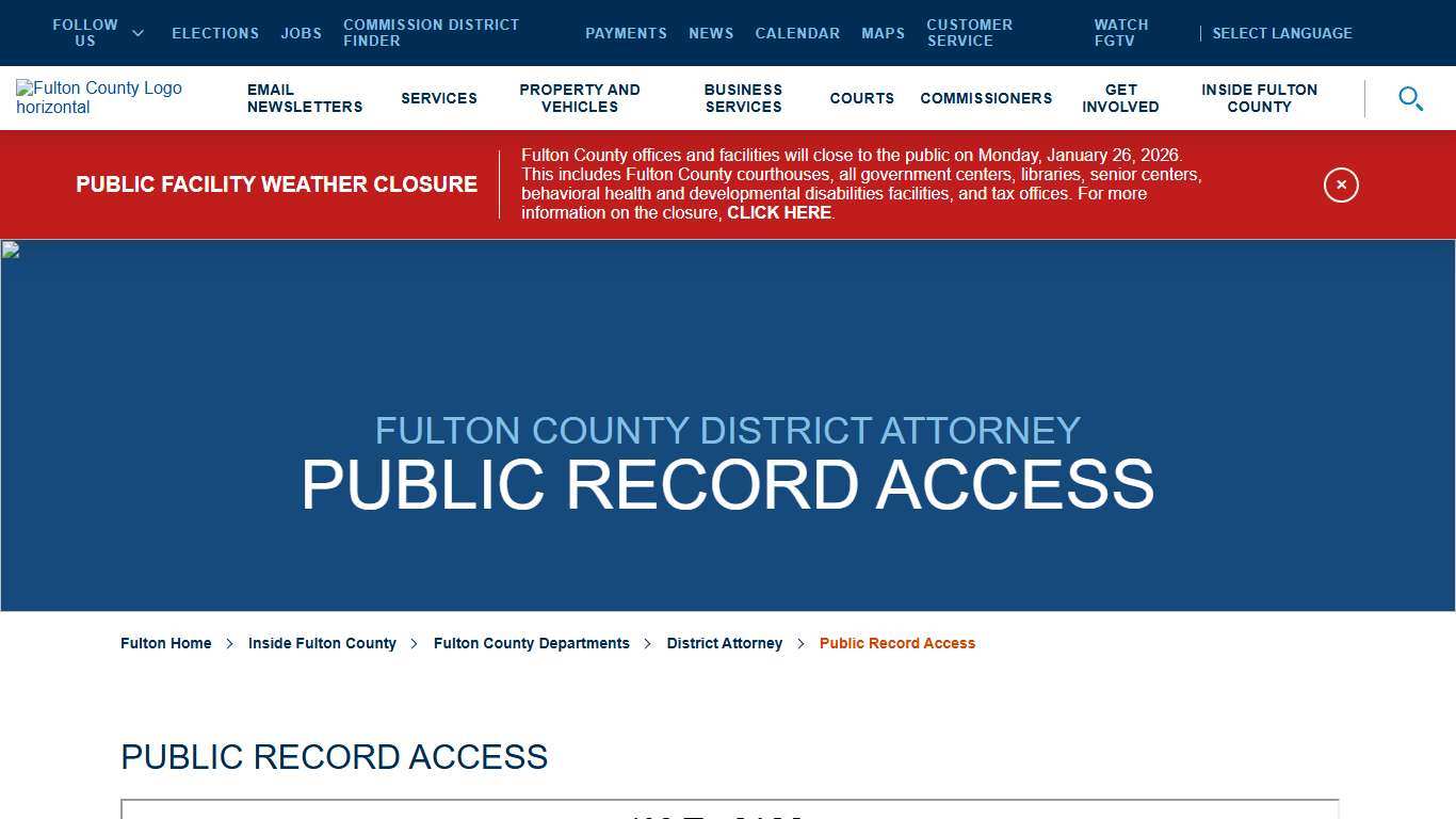 Public Record Access